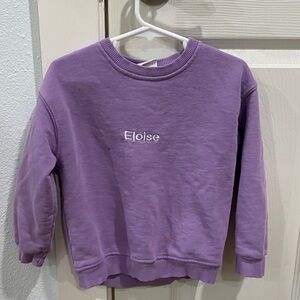 Zara Lavender Sweatshirt
